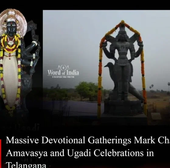 Telangana Witnesses Grand Devotional Gatherings for Chaitra Amavasya and Ugadi img 20250331 wa0001 696x687